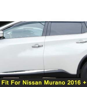 エクステリア キット 適用: 日産 ムラーノ 2016-2021 レイン シールド デフレクタ トリム ウインドウ バイザー プロテクター カバー AL-P