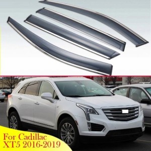 適用: キャデラック/CADILLAC XT5 2016-2019 プラスチック エクステリア バイザー 吹き出し口 シェード ウインドウ サン レイン ガード 