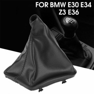 左ハンドル PU レザー ギア スティック シフト ノブ ゲートル ブーツ 防塵 カバー ギア シフト 適用: BMW E30 E34 E36 E46 Z3 AL-RR-6040