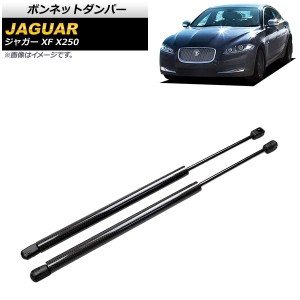 ボンネットダンパー ジャガー XF X250 2007年〜2015年 ブラック カーボンファイバー製 入数：1セット(2個) AP-4T780-BK