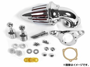 エアクリーナーキット ハーレーダビッドソン ソフテイル クロスボーンズ 2008年〜2009年 クローム 砲弾型 2輪 AP-A226B-CR