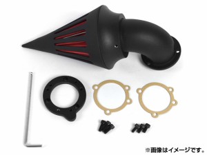 AP エアクリーナーキット ブラック スパイク型 ハーレー S＆Sキャブレター AP-A227-BK 2輪