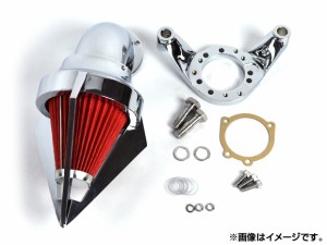 AP エアクリーナーキット クローム コーン型 ハーレー CVキャブレター Delphi V-twin AP-A228C-CR 2輪