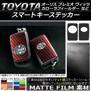 スマートキーステッカー マット調 色グループ2 入数：1セット(2枚) AP-CFMT1731