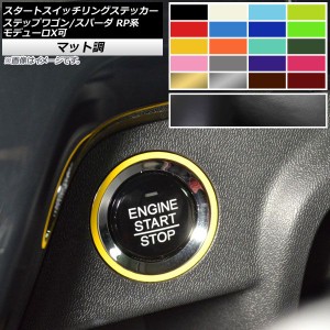 スタートスイッチリングステッカー マット調 ホンダ ステップワゴン/スパーダ RP1,2,3,4,5 色グループ2 AP-CFMT3988