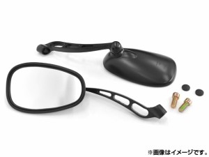 AP オーバルミラー ブラック 汎用 AP-FU125-43 入数：1セット(左右) 2輪