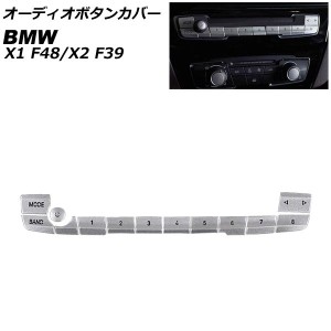 オーディオボタンカバー BMW X1 F48 2016年〜 ステンレス製 Aタイプ 入数：1セット(13個) AP-IT2586-A