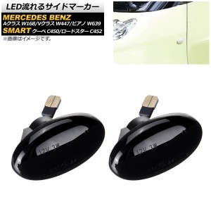 LED流れるサイドマーカー メルセデス・ベンツ ビアノ W639 2003年10月〜2006年11月 スモーク 入数：1セット(2個) AP-LL187-SM