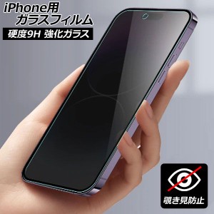 iPhone用ガラスフィルム 覗き見防止 硬度9H iPhone15シリーズ 機種グループ2 AP-MM0077