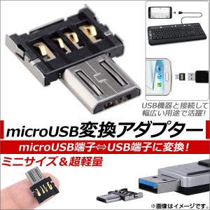 AP microUSB/USB 変換アダプター ミニサイズ＆超軽量 アンドロイド対応 OTG AP-TH462