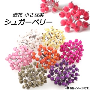 AP 造花 シュガーベリー 小さな実 飾り付けやアクセサリー作りなどにおすすめ♪ 選べる19バリエーション AP-UJ0195