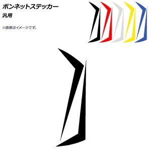 ボンネットステッカー 汎用 選べる5カラー 入数：1セット(2枚) AP-XT657