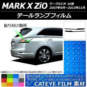 テールランプフィルム キャットアイタイプ トヨタ マークXジオ 10系 2007年09月〜2013年11月 選べる12カラー 入数：1セット(2枚) AP-YLCT