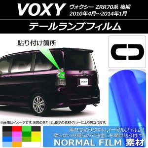 テールランプフィルム ノーマルタイプ トヨタ ヴォクシー ZRR70系 後期 2010年04月〜2014年01月 選べる14カラー 入数：1セット(2枚) AP-Y