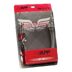 APP ブレーキライン 日産 エクストレイル NT30・T30・PNT30 スチールタイプ 入数：1台分 NB044-ST