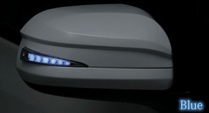 AVEST VerticalArrow ドアミラーウインカー クローム×ブルーLED 塗装済 アルファード ヴェルファイア ヴォクシー エスティマ ノア 選べ