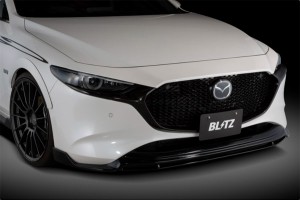 ブリッツ/BLITZ エアロスピードRコンセプト フロントリップスポイラー 未塗装 60383 マツダ MAZDA3 FASTBACK