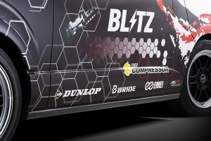 ブリッツ/BLITZ エアロスピードRコンセプト サイドスポイラー トヨタ ハイエース TRH20♯,KDH20♯ 1TR-FE,1KD-FE 標準ボディ 2013年12月