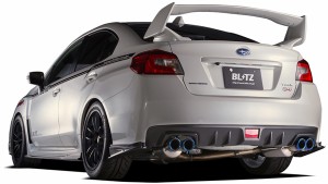 ブリッツ/BLITZ エアロスピードRコンセプト リアディフューザー 未塗装 60176 スバル WRX STI VAB EJ20 2014年08月〜2017年06月