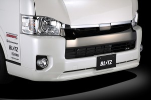 ブリッツ/BLITZ エアロスピードRコンセプト フロントリップスポイラー for WIDE トヨタ ハイエース TRH21♯,KDH21H 2TR-FE,2KD-FE ワイド