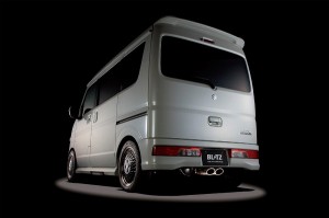 ブリッツ/BLITZ NUR-SPEC VS マフラー 63526 ニッサン NV100クリッパーリオ DR17W R06A ターボ専用,2WD/4WD共通,AT専用 2015年03月〜2020