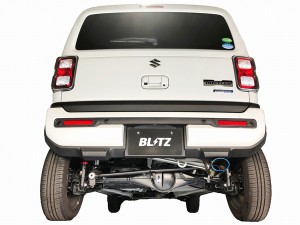 ブリッツ/BLITZ NUR-SPEC CUSTOM EDITION マフラー チタンカラー(VSR) 63571V スズキ ハスラー MR52S R06A ハイブリッドターボ専用,4WD専