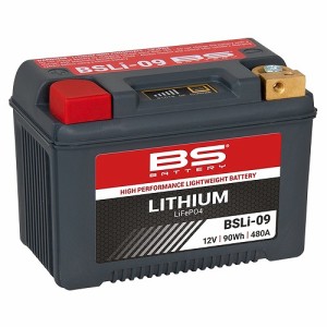 BSバッテリー リチウムイオンバッテリー バイク用バッテリー BSLi-09 2輪