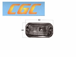 CHIYODA(CGC) マーカーランプ12V（プラスチック） ピンク 角型 CGC-61006