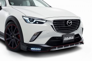 ダムド/DAMD フロントスポイラー マツダ CX-3 DK5FW/DK5AW 2015年02月〜 未塗装素地