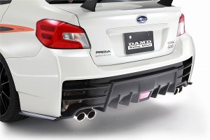 ダムド/DAMD リアバンパー＆エクステンション スバル WRX S4/STI VAG/VAB 2014年08月〜 未塗装品素地