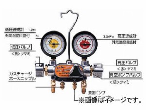 デンゲン/dengen クーラ・マックスシリーズ 3バルブ方式 マニホールドゲージ CP-MG300N