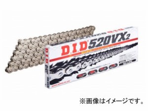 D.I.D VXシリーズ シールチェーン シルバー 128L 428VX ヤマハ セロー250 250cc 2005年〜2010年 2輪