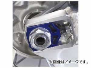 2輪 ワークスコネクション アクスルブロック WC17-030 ブルー ヤマハ WR250R/X 2008年〜2010年