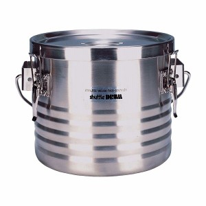 サーモス(THERMOS) 18-8 高性能保温食缶 シャトルドラム 6L 吊付 JIK-S06(ADV01006)