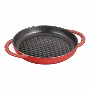 ストウブ(Staub) ピュアグリル チェリー 22cm ラウンド 鋳鉄 40511-524(AGL8106)