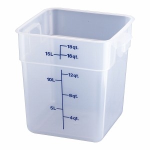 CAMBRO(キャンブロ) 角型フードコンテナー 半透明 17.2L 18SFSPP(AHC386)