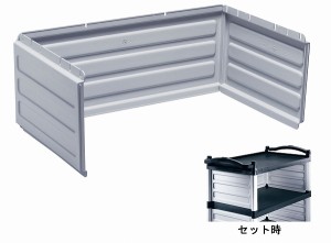 CAMBRO(キャンブロ) KDユーティリティカート用シェルフパネルセット スペックルグレー BC340KDP(HKC6301)