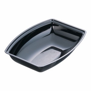 CAMBRO(キャンブロ) サラダボール ブラック 長角型 リブタイプ RSB912CW(LSL09129A)