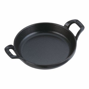 ストウブ(Staub) ラウンドスタッカブルディッシュ 黒 16cm 鋳鉄 40509-553(RST6001)