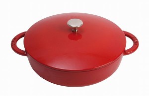 ストウブ(Staub) ニダベイユ・ソテーパン チェリー 24cm 鋳鉄 40509-889(RST8413)