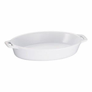 ストウブ(Staub) セラミック オーバルディッシュ ホワイト 23cm 40508-603(RSTC616)