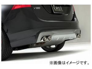 エアスト エキゾーストシステム ERSTリアスカート用 オーバル94φデュアルテール ボルボ V60/S60 FB 3.0 2011年〜