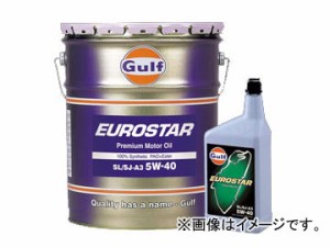 ガルフ/Gulf エンジンオイル ユーロスター/EUROSTAR 5W-40 SL/SJ-A3 入数：1L×6缶