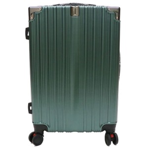 HIRO キャリーケース グリーン Mサイズ 約63L PC＋ABS樹脂製 TSAロック搭載 旅行やビジネスに HTK-1415