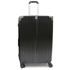 HIRO キャリーケース ブラック Lサイズ 約90L PC＋ABS樹脂製 TSAロック搭載 旅行やビジネスに HTK-2856