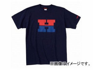 2輪 ホンダライディングギア CLASSICS HマークＴシャツ ネイビー 選べる6サイズ