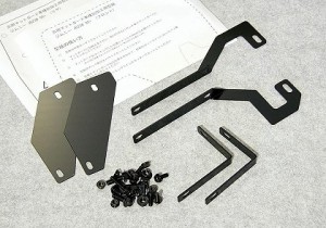 JAOS/ジャオス マッドガード車種別取付キット B610512Z スズキ ジムニー JB23系 Sサイズ使用時：1-4型 1998年10月〜2004年09月