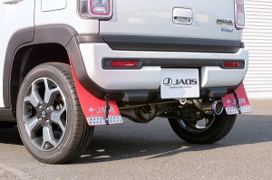 JAOS/ジャオス BATTLEZ マフラー ZS Ti チタンテール B702536T スズキ ハスラー 4AA-MR52S 4WD ターボ車 2020年01月〜