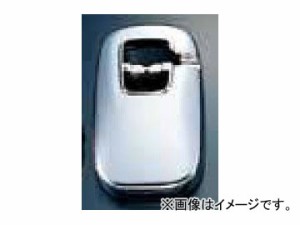 ジェットイノウエ サイドミラーカバー 運転席 イスズ ギガ/’07ギガ ワイパー付サイドミラー車 1994年12月〜2009年04月 クロームメッキ 5