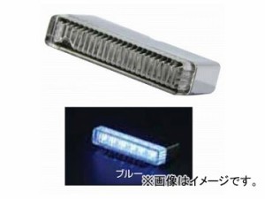 ジェットイノウエ LED6 スリムマーカーランプ ブルー 55×11.5×高さ25mm 定格：DC12V 約40mA 534271